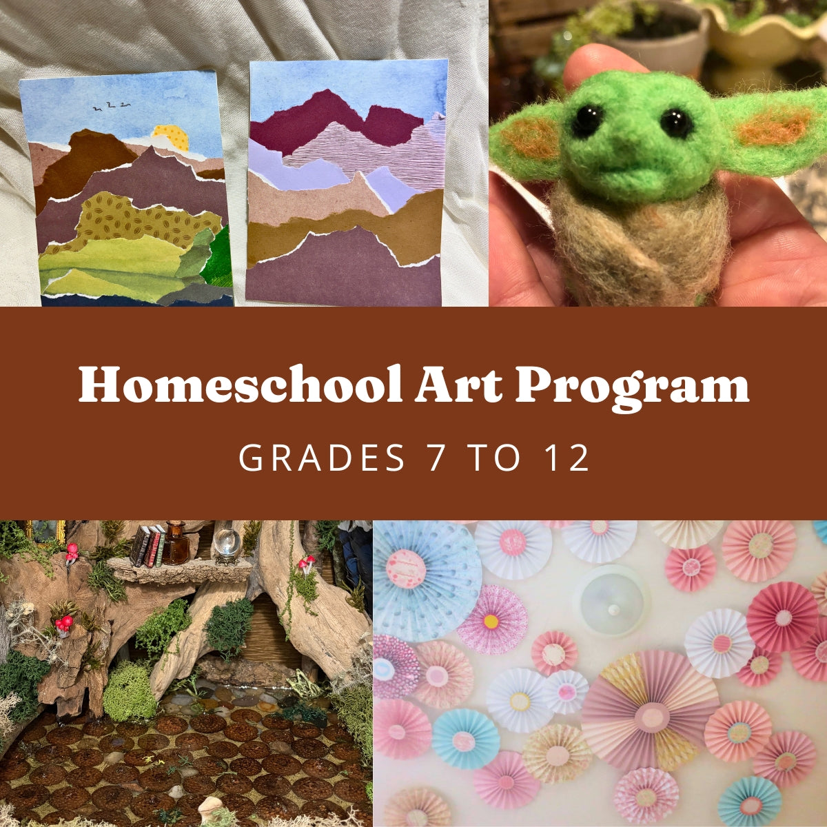 Homeschool Art Program: Grades 7 to 12 (Fall 2026)