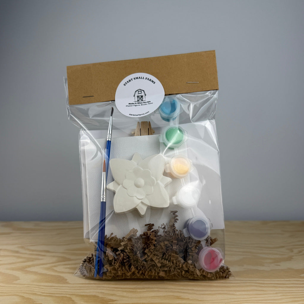 Make It Mine Kit, Display Figure with Easel in the Flower design, narcissus mold