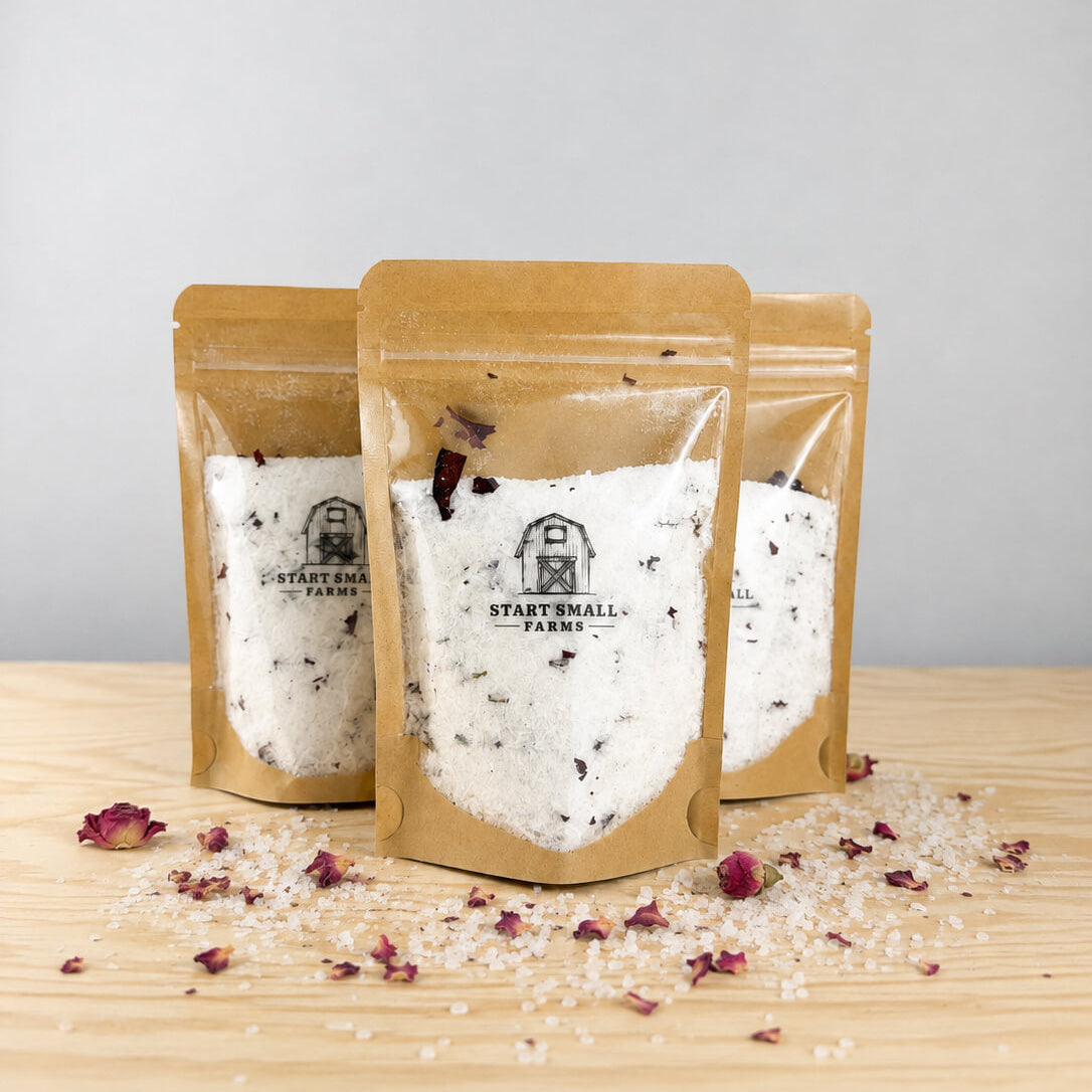 Rose Coconut Milk Soak