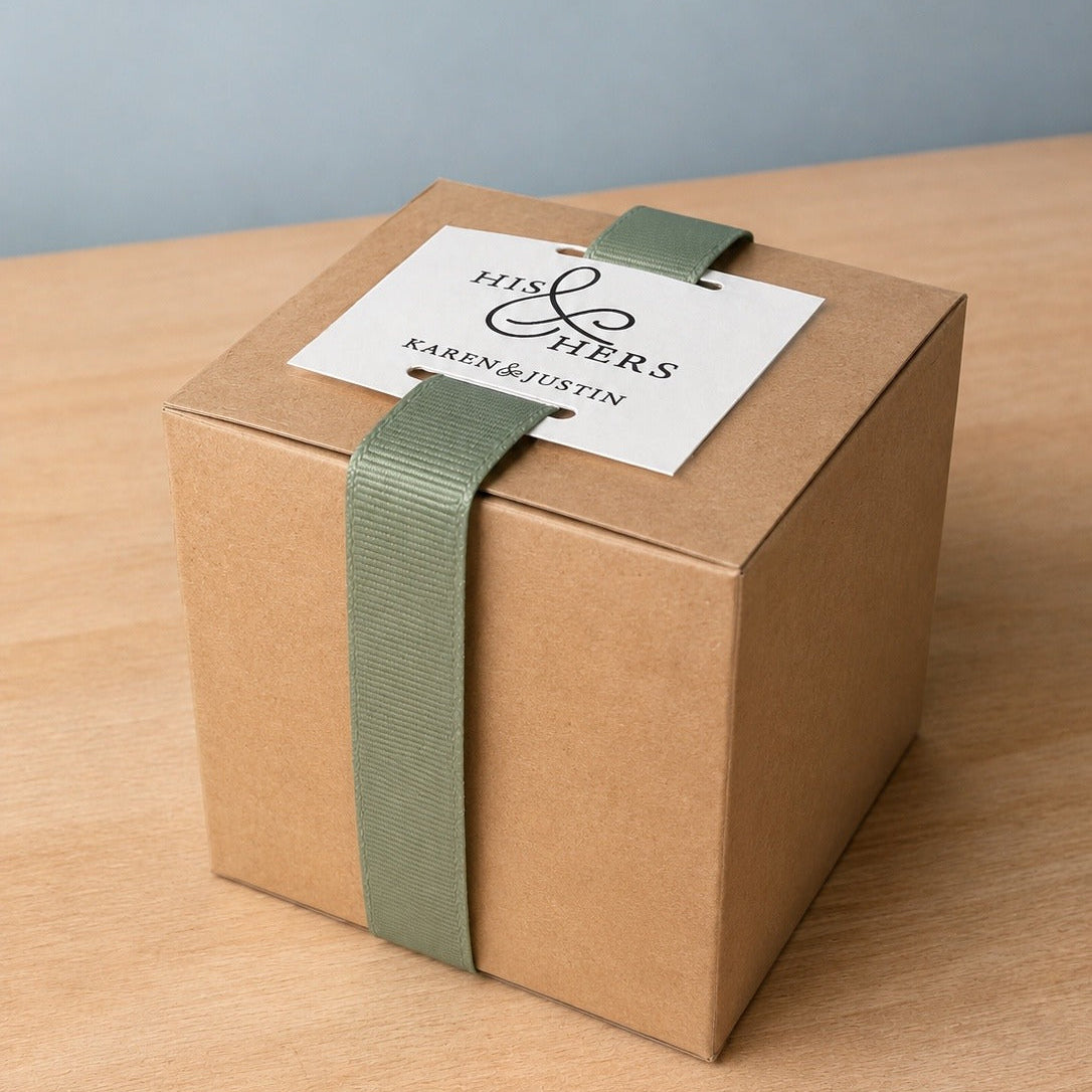Custom Treat Favor in a kraft box