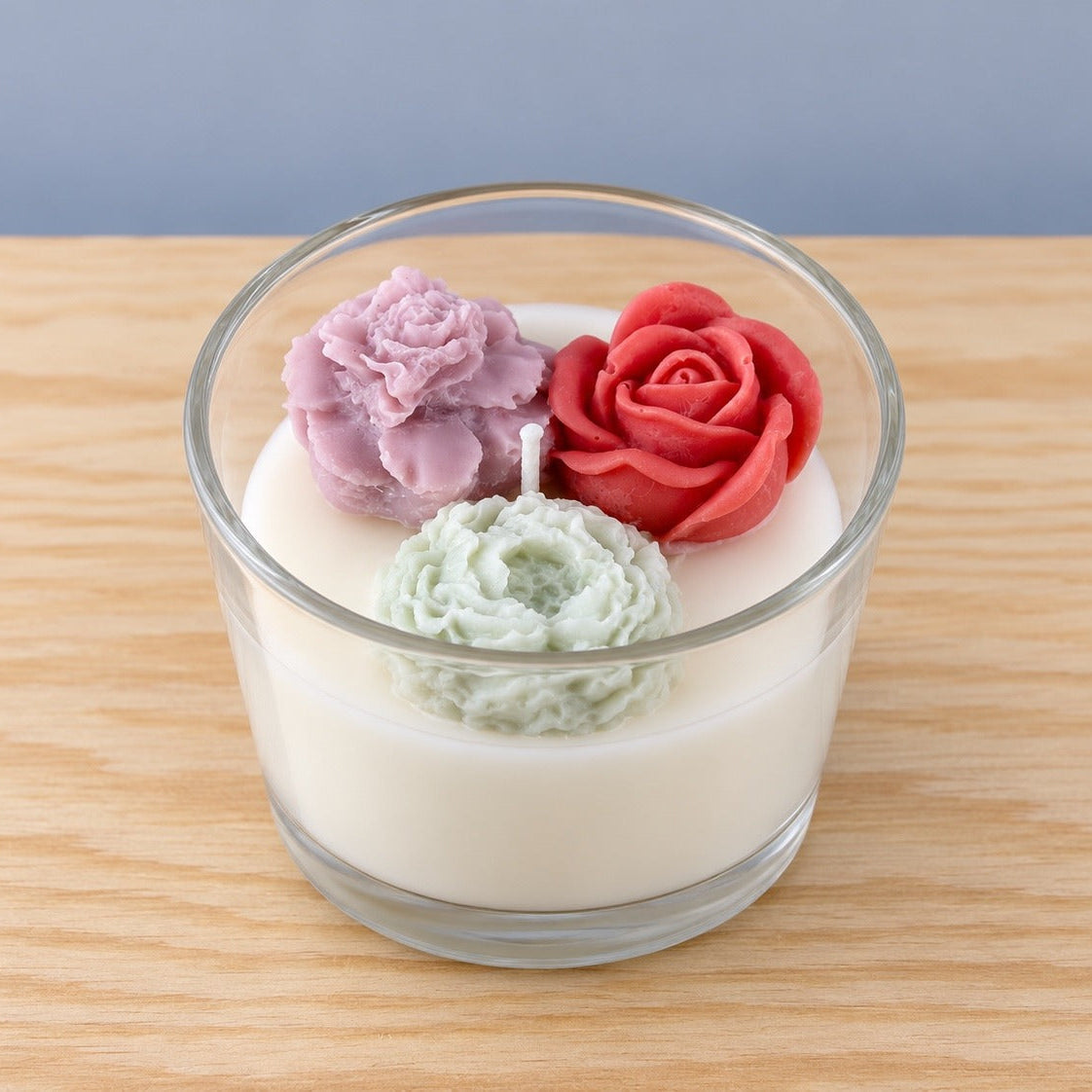 Custom Candle Favor flower shapes